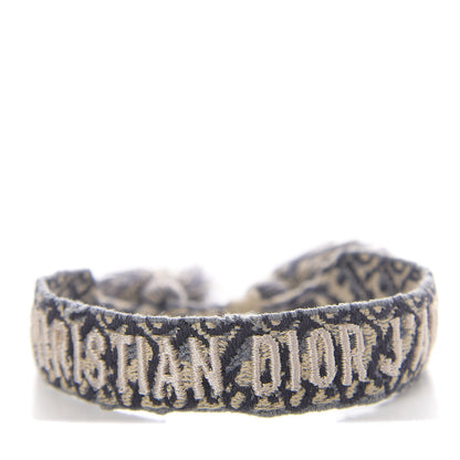 Christian Dior Woven Cotton J'Adior Friendship Bracelet Set Navy 2 of 6