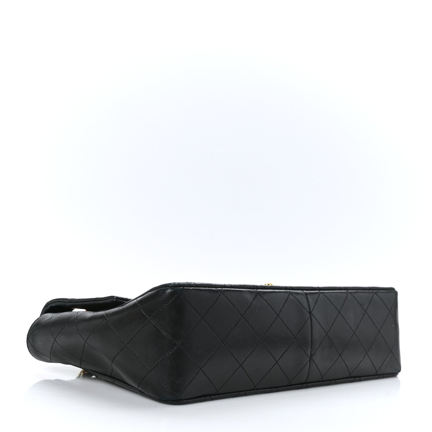 Chanel Lambskin Quilted XL Jumbo Single Flap Black 4 of 10