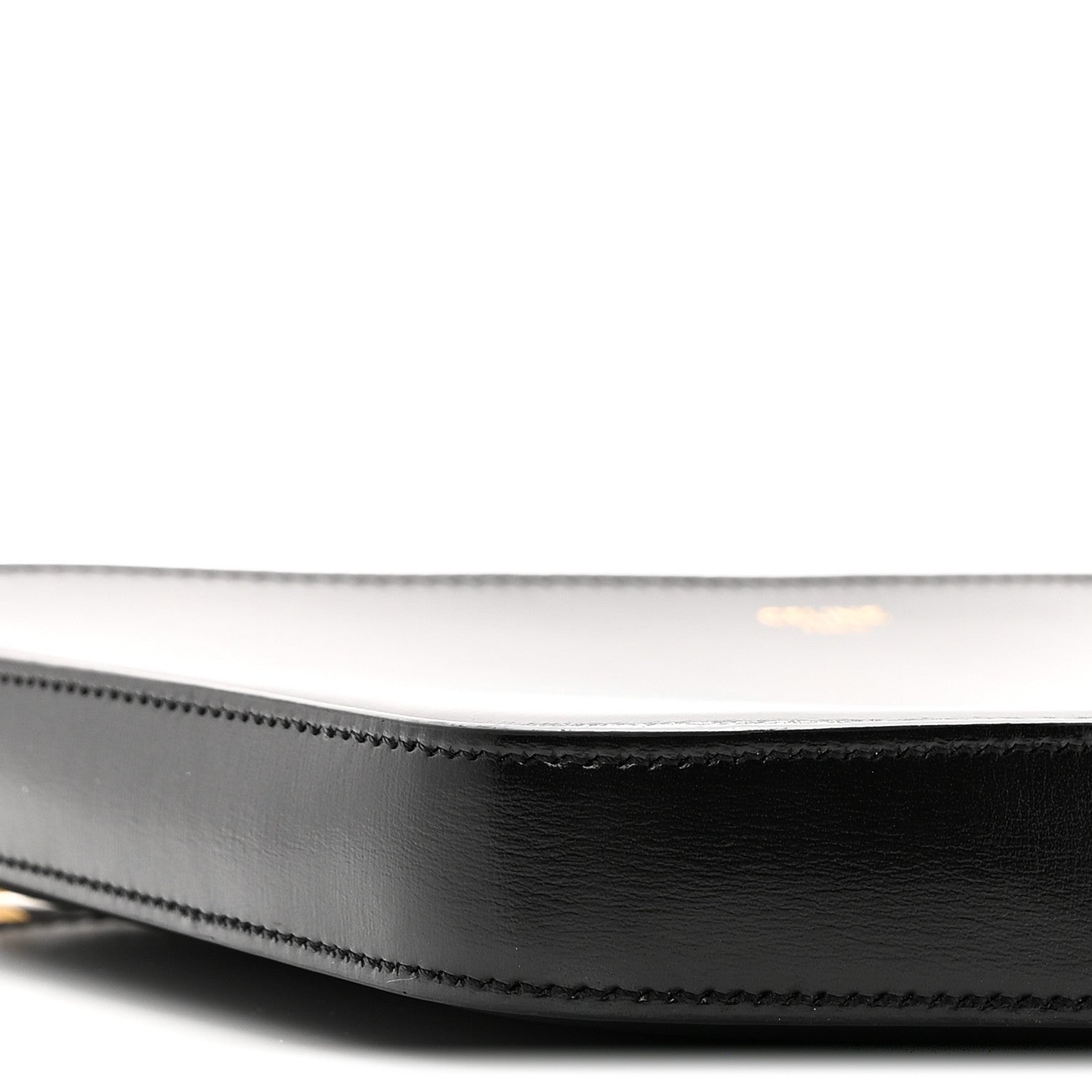 Celine Shiny Calfskin Medium Croque Bag Black 8 of 9