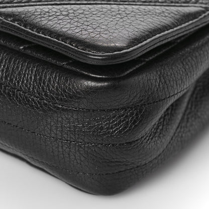 Chanel Chevron Quilted Medium Statement Flap Black 9 of 9