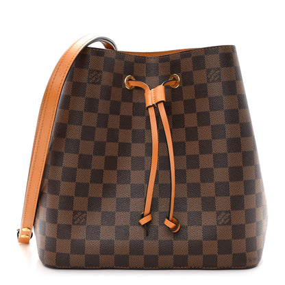 Louis Vuitton Damier Ebene Neonoe MM Safran 1 of 11
