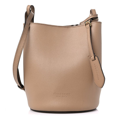 Burberry Haymarket Check Colours Small Lorne Bucket Crossbody Beige 1 of 9
