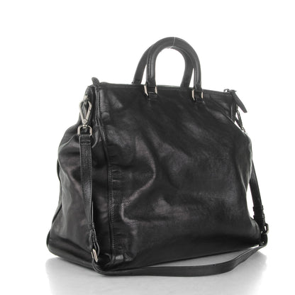 Prada Glace Calf Shopping Tote Nero Black 3 of 12