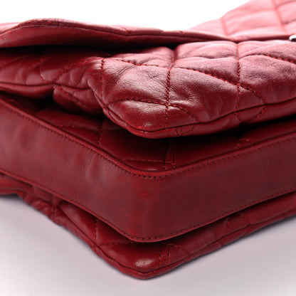 Chanel Lambskin Quilted Chanel 3 Maxi Flap Bag Red 8 of 9