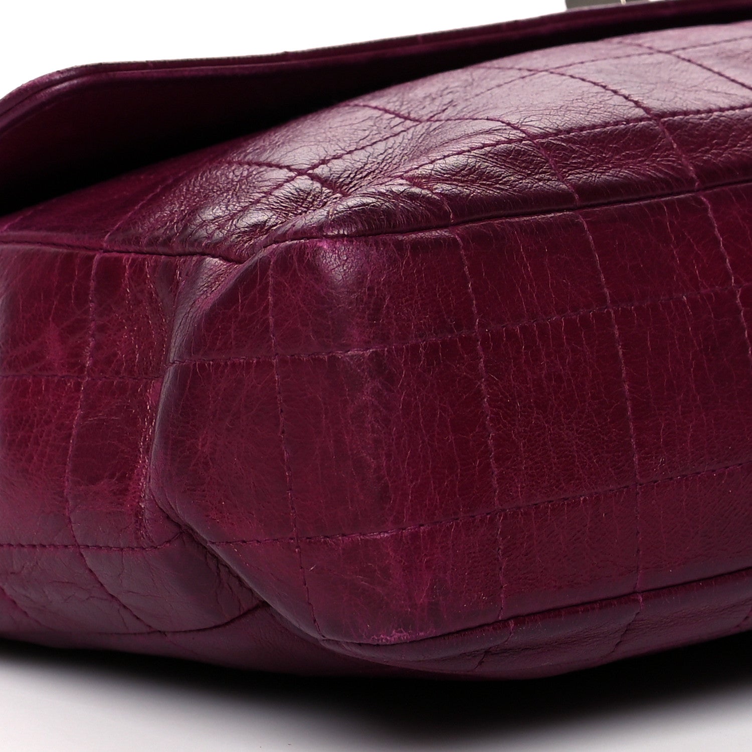 Chanel Lambskin Chocolate Bar Mademoiselle Flap Purple 11 of 16
