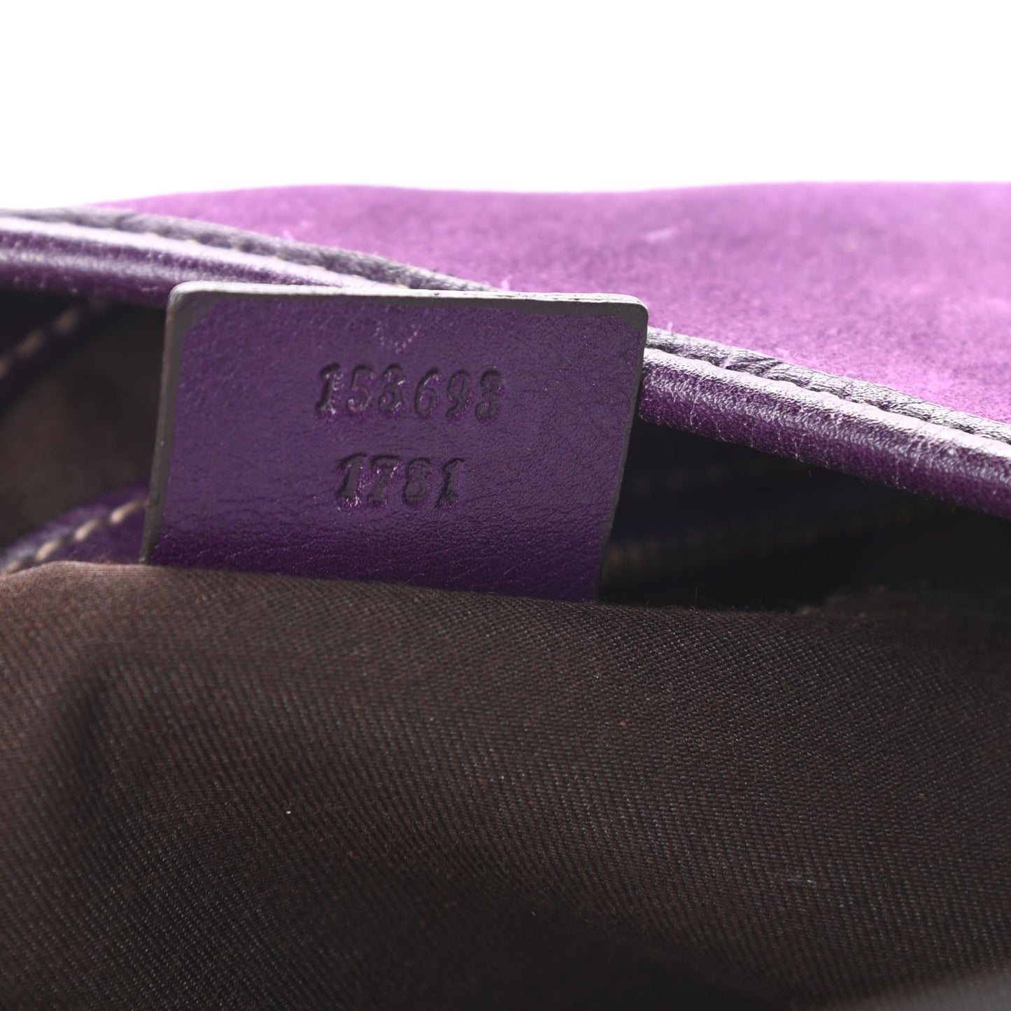 Suede Studded Large Jackie Shoulder Bag Purple