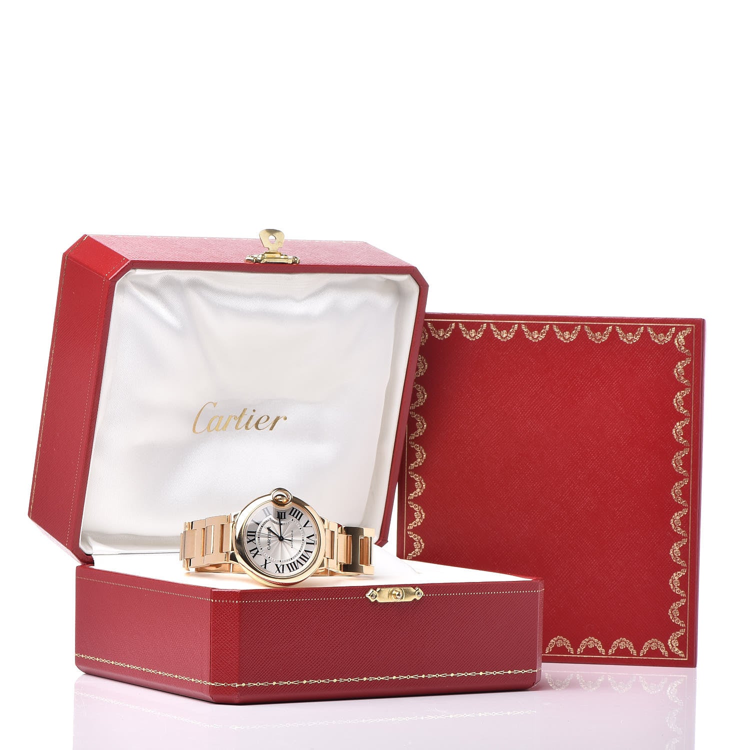 Cartier 18K Yellow Gold 36mm Ballon Bleu De Automatic Watch 7 of 7