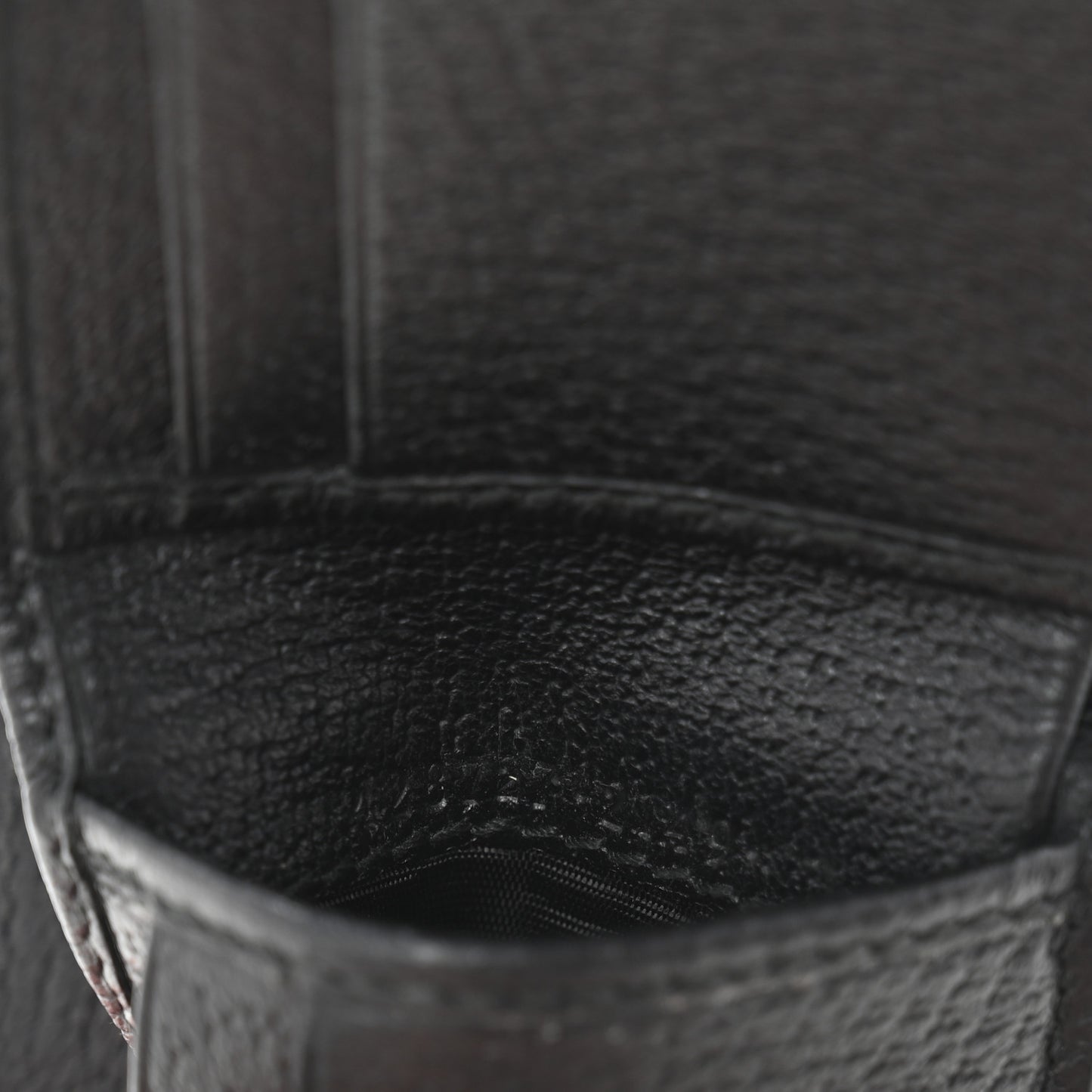 Calfskin Boar Effect GG Marmont Bi-Fold Wallet Black