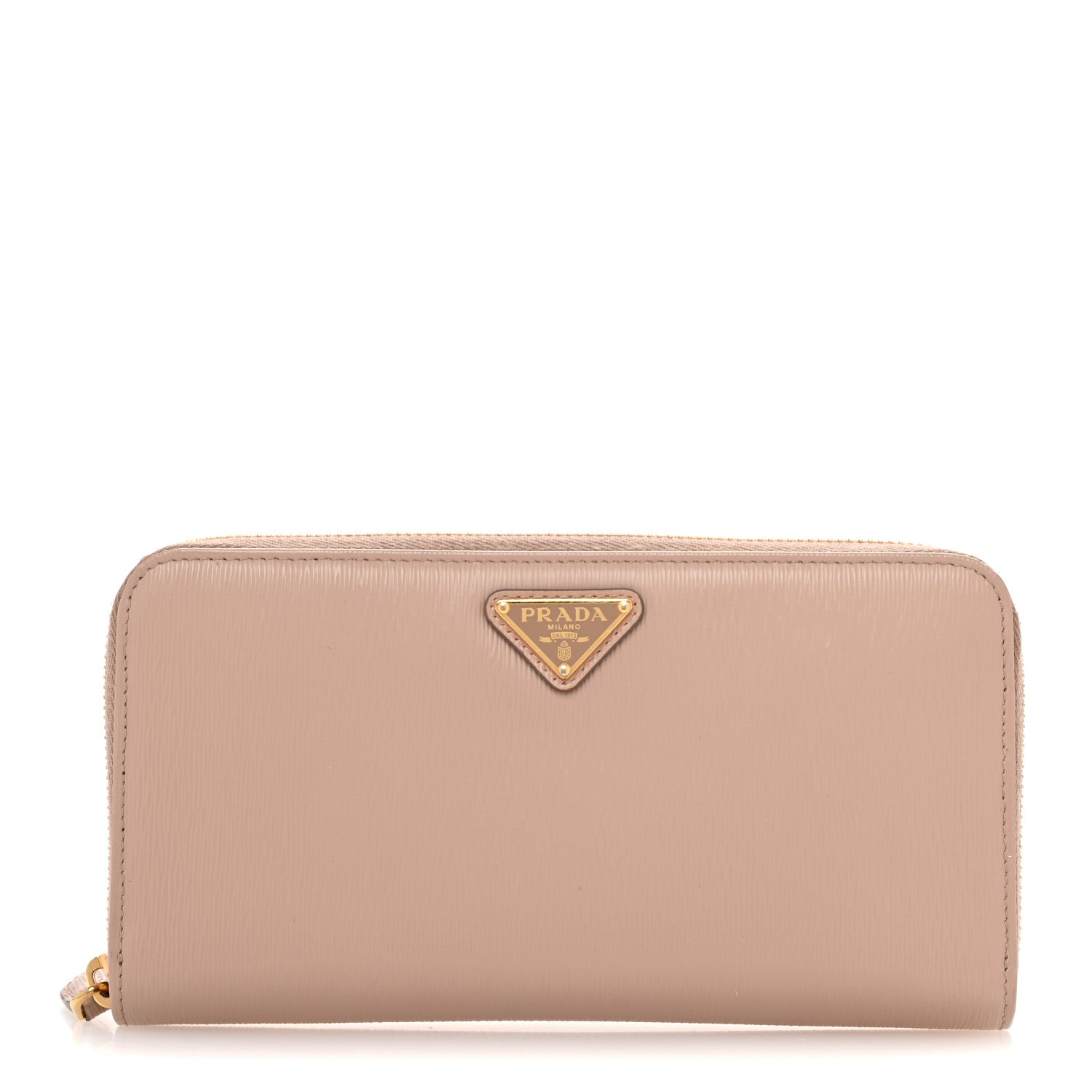 Prada Vitello Move Zip Around Wallet Cipria 1 of 11