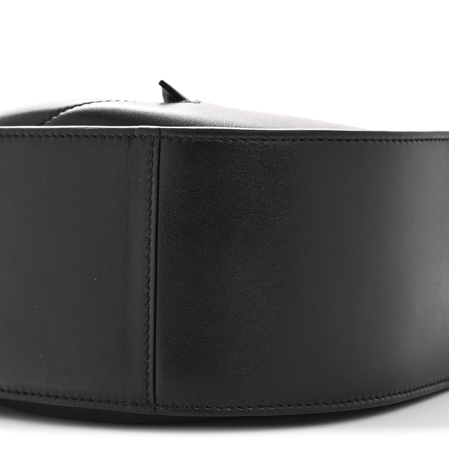Calfskin Hammock Slice Bag Black