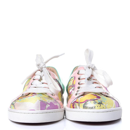 Christian Louboutin Calfskin Patent Seava Sneakers 37 Multi 2 of 14