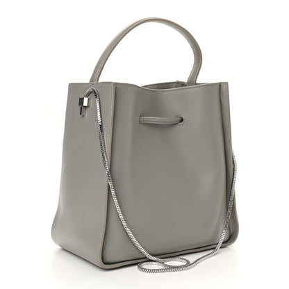 3.1 Phillip Lim Smooth Calfskin Small Soleil Bucket Bag Cement 3 of 11