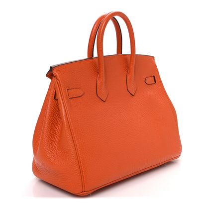 Hermes Togo Birkin 25 Orange 3 of 15