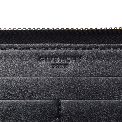 Givenchy Calfskin Love Print Zip Around Wallet Black 6 of 7