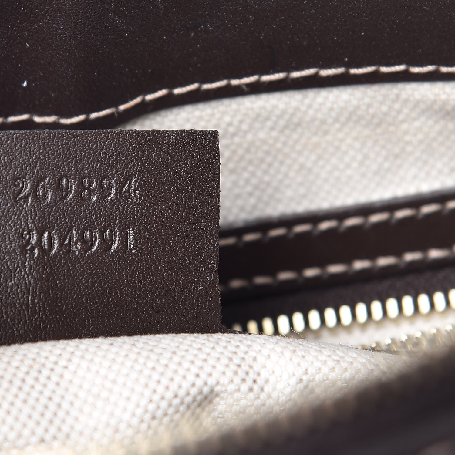 Gucci Monogram Web Mayfair Top Handle Satchel Dark Brown 9 of 19