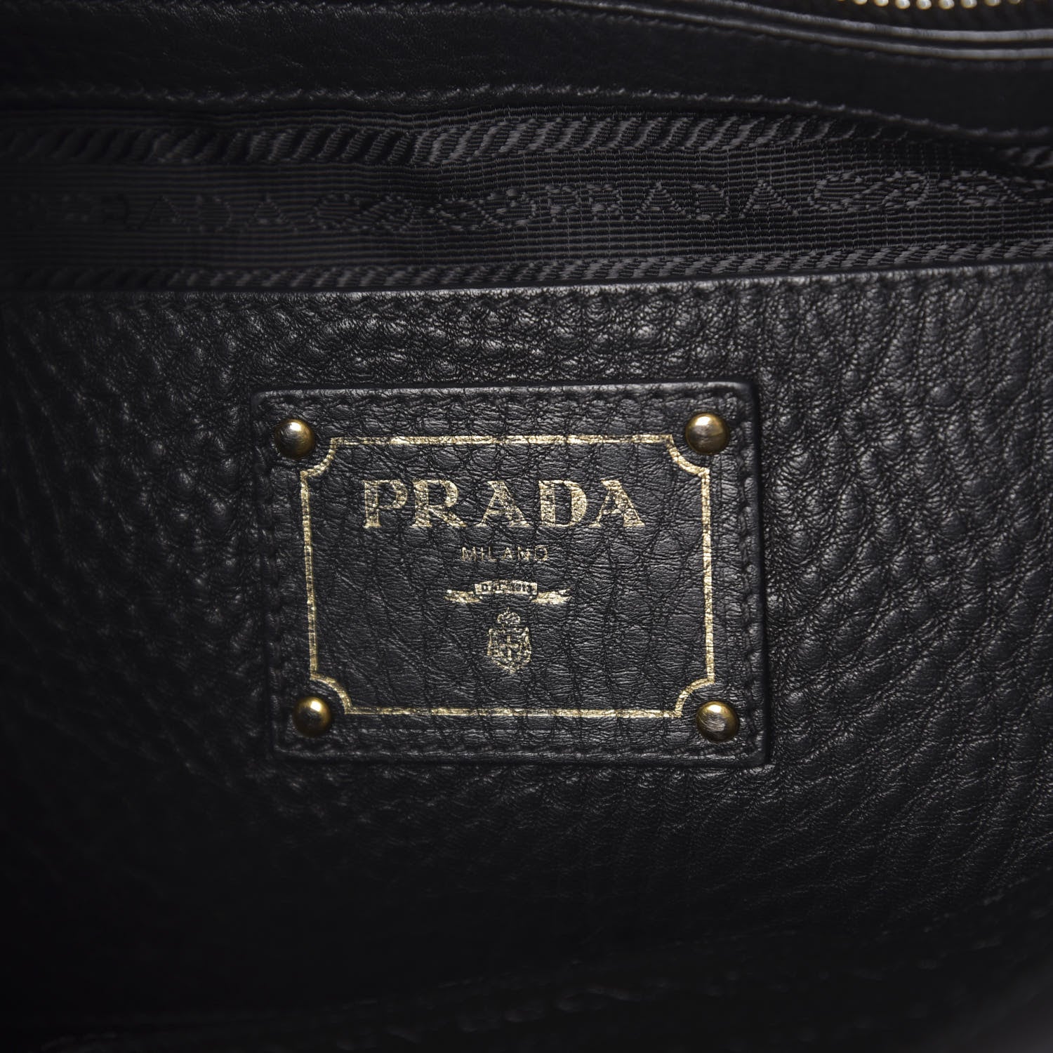 Prada Vitello Daino Side Pocket Hobo Nero Black 6 of 9