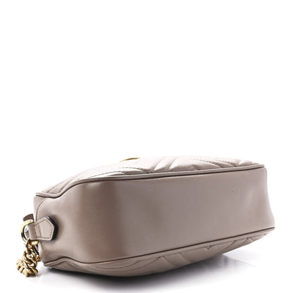 Gucci Calfskin Matelasse Small GG Marmont Chain Shoulder Bag Porcelain Rose 4 of 12