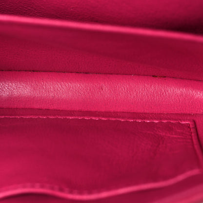 Chanel Lambskin Quilted Extra Mini Rectangular Flap Pink 14 of 18