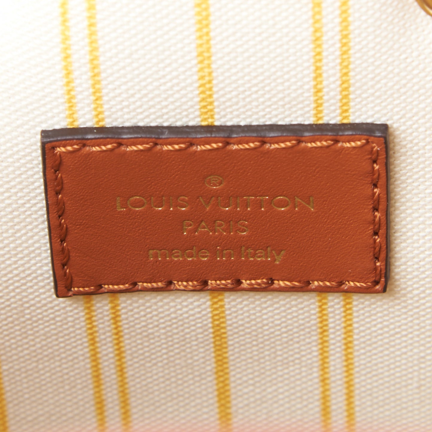 Raffia Calfskin Monogram Neonoe MM Tan