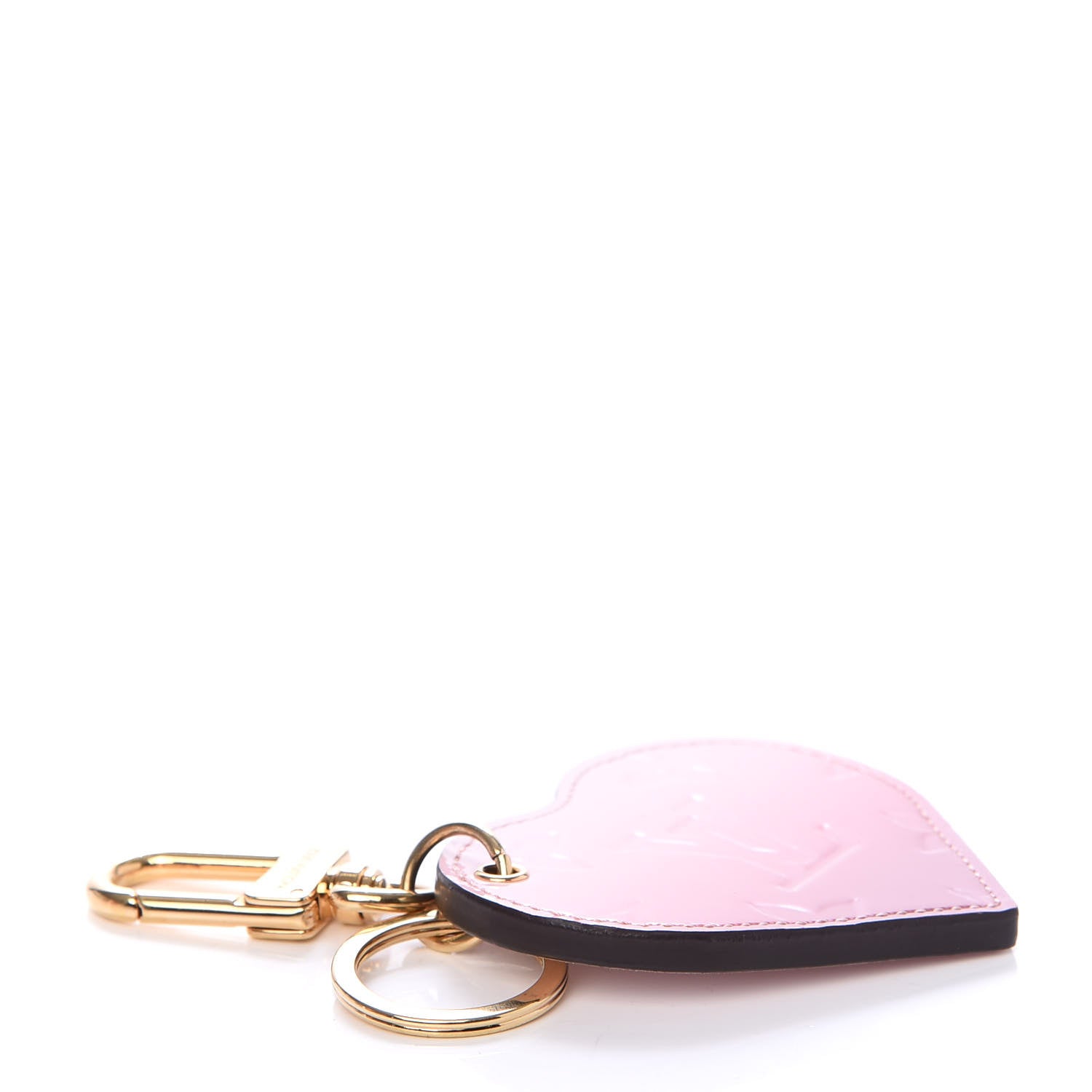 Louis Vuitton Vernis Degrade Heart Bag Charm Pink 3 of 4