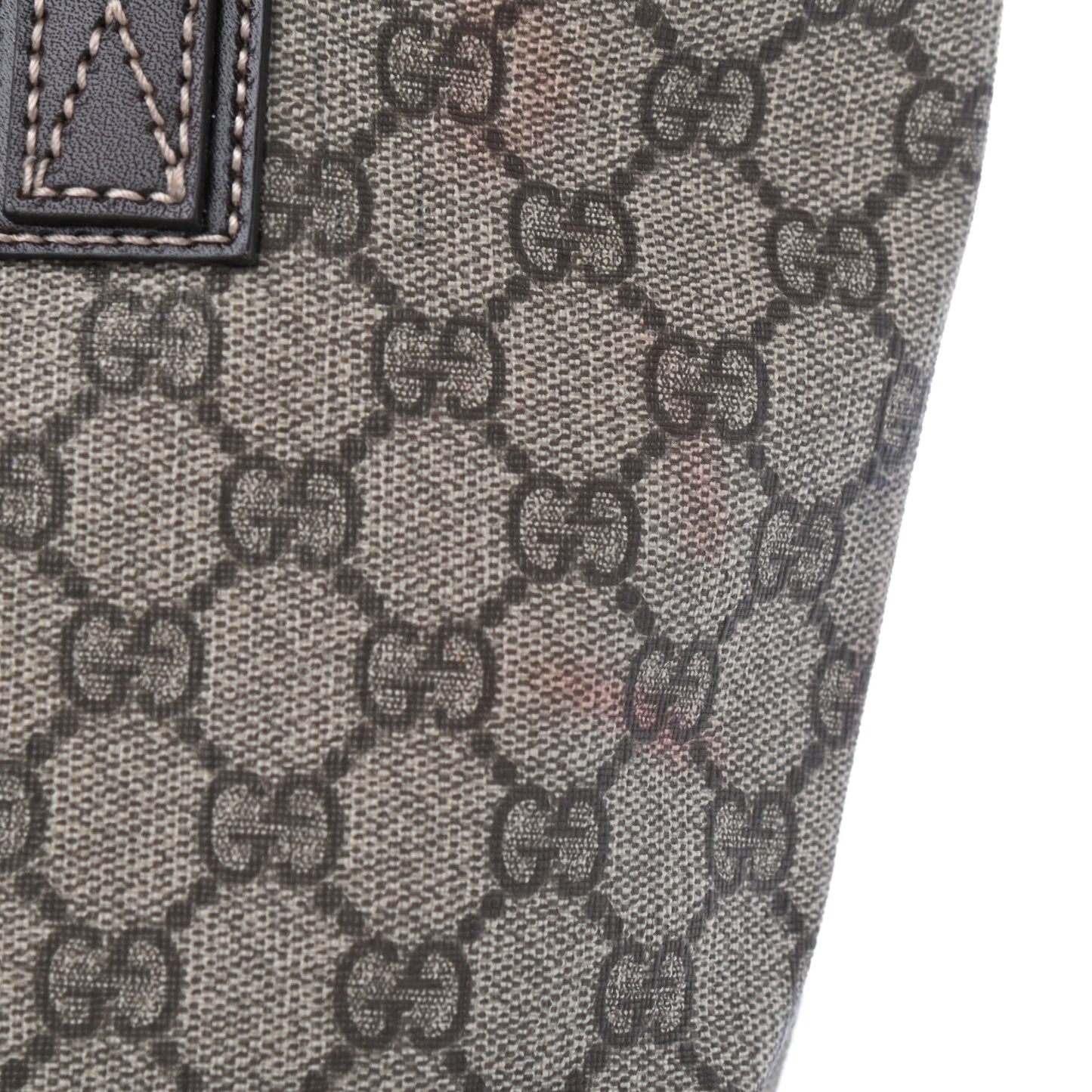 GG Supreme Monogram Small Joy Tote Dark Brown