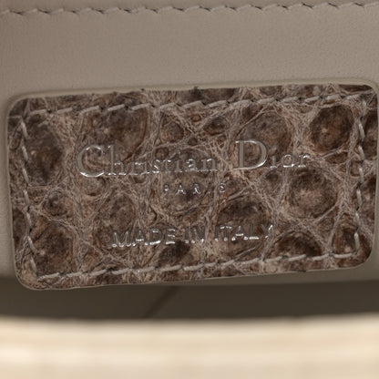 Christian Dior Niloticus Crocodile Himalaya Crystal Small Lady Dior White 6 of 10