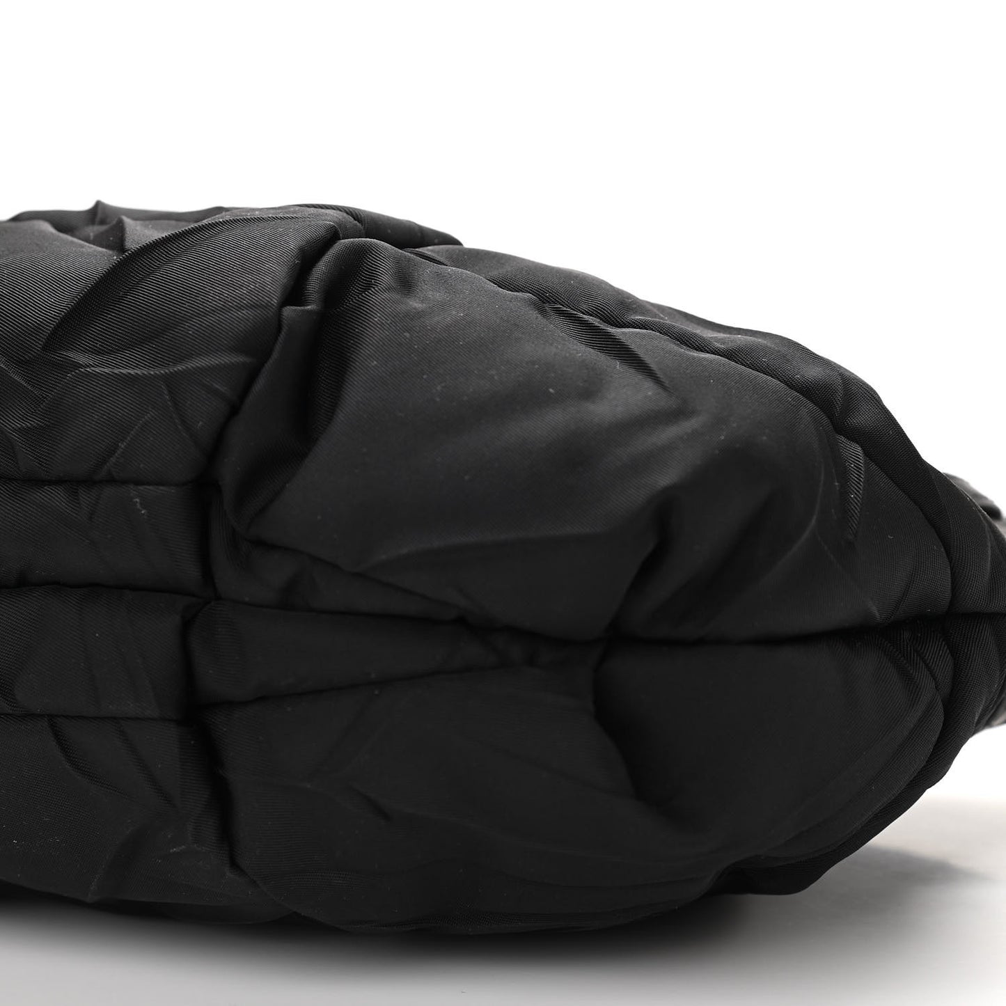 Tessuto Nylon Quilted Shoulder Bag Black