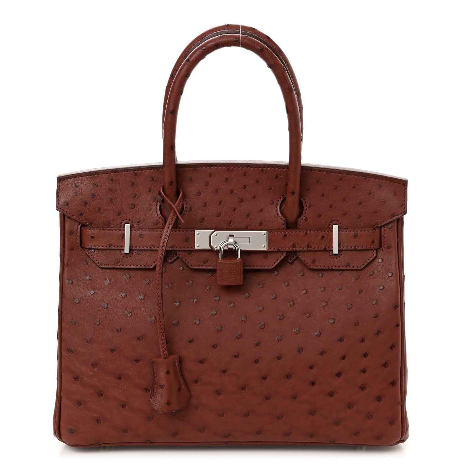Hermes Ostrich Birkin 30 Brique 1 of 10