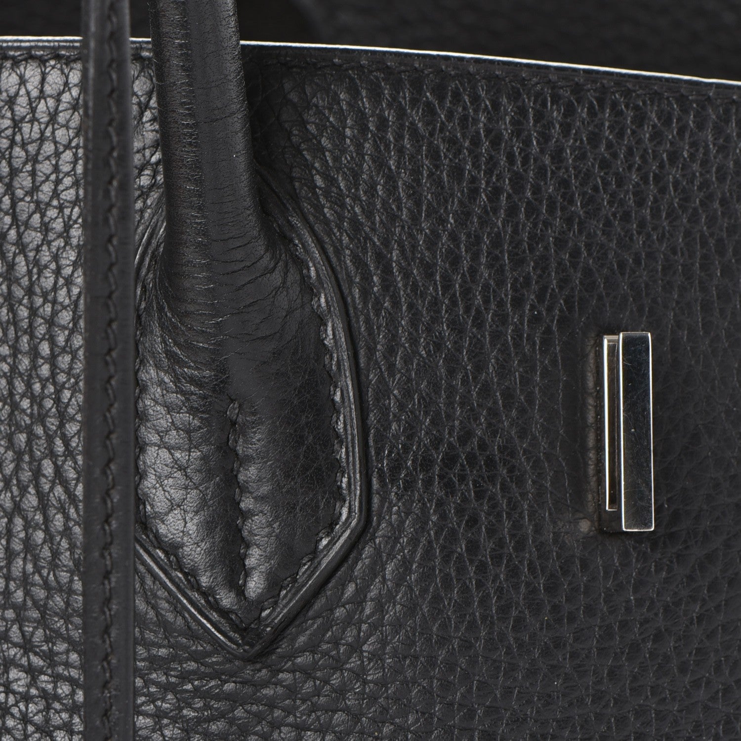 Hermes Taurillon Clemence Birkin 35 Black 25 of 35