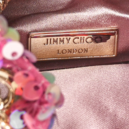 Jimmy Choo Sequin Paillettes Micro Bon Bon Bag Pink Multicolor 6 of 9
