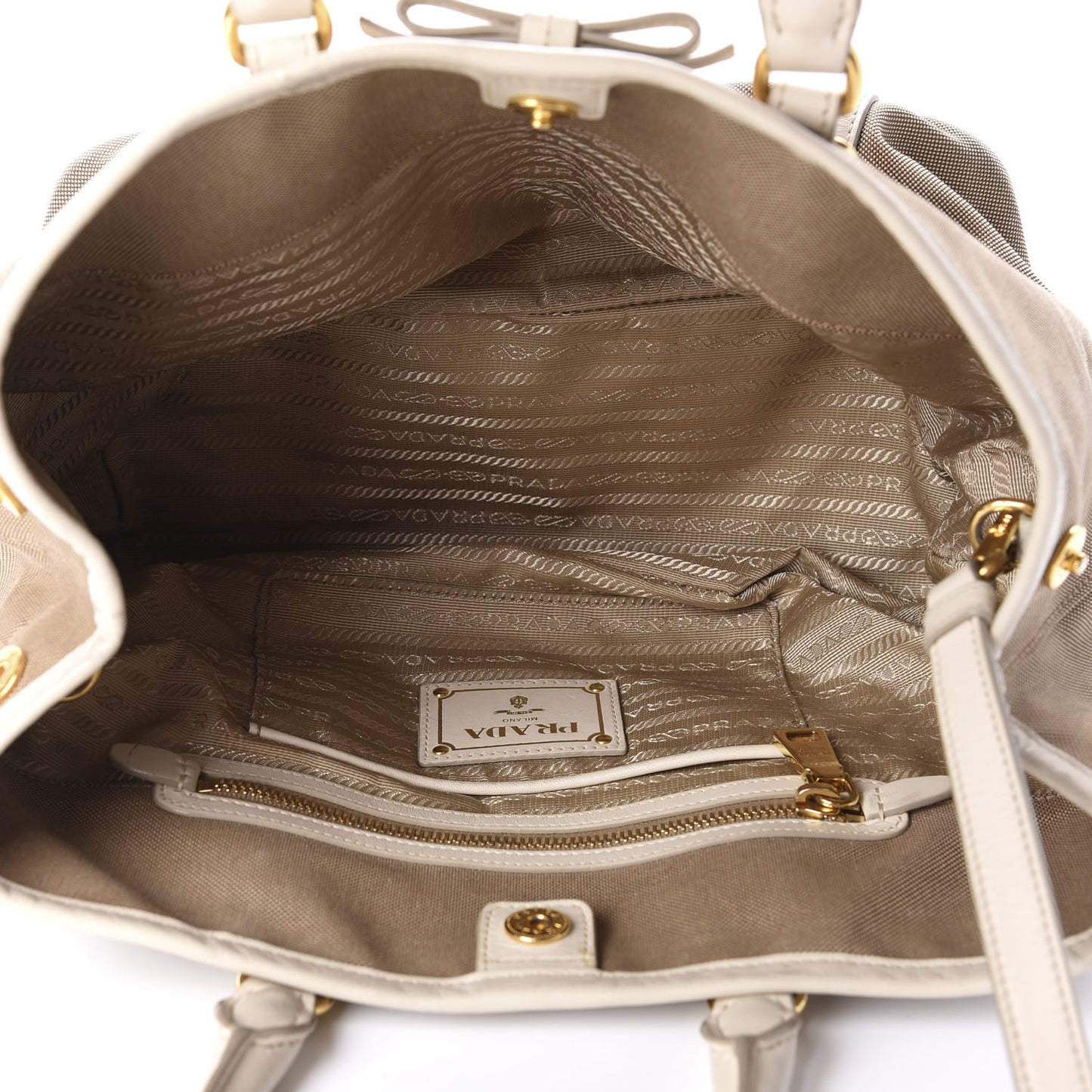 Jacquard Logo Tote Talco