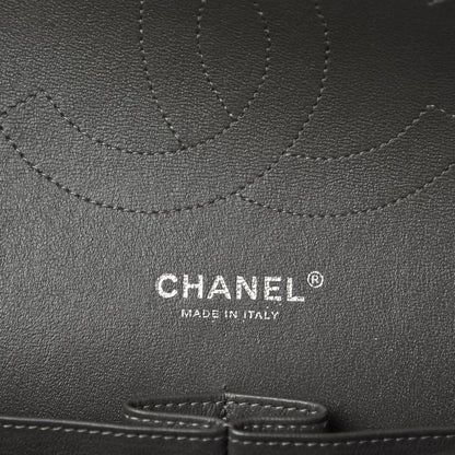 Chanel Lambskin Quilted Jumbo Double Flap Dark Grey 10 of 12