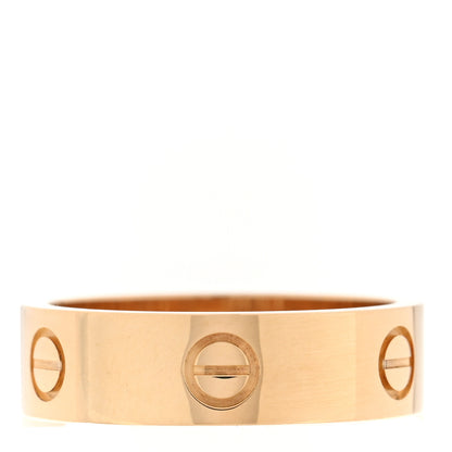 Cartier 18K Yellow Gold 5.5mm LOVE Ring 58 8.5 3 of 4