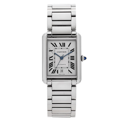 Cartier Stainless Steel 31mm Tank Must Automatic Watch 1 of 5