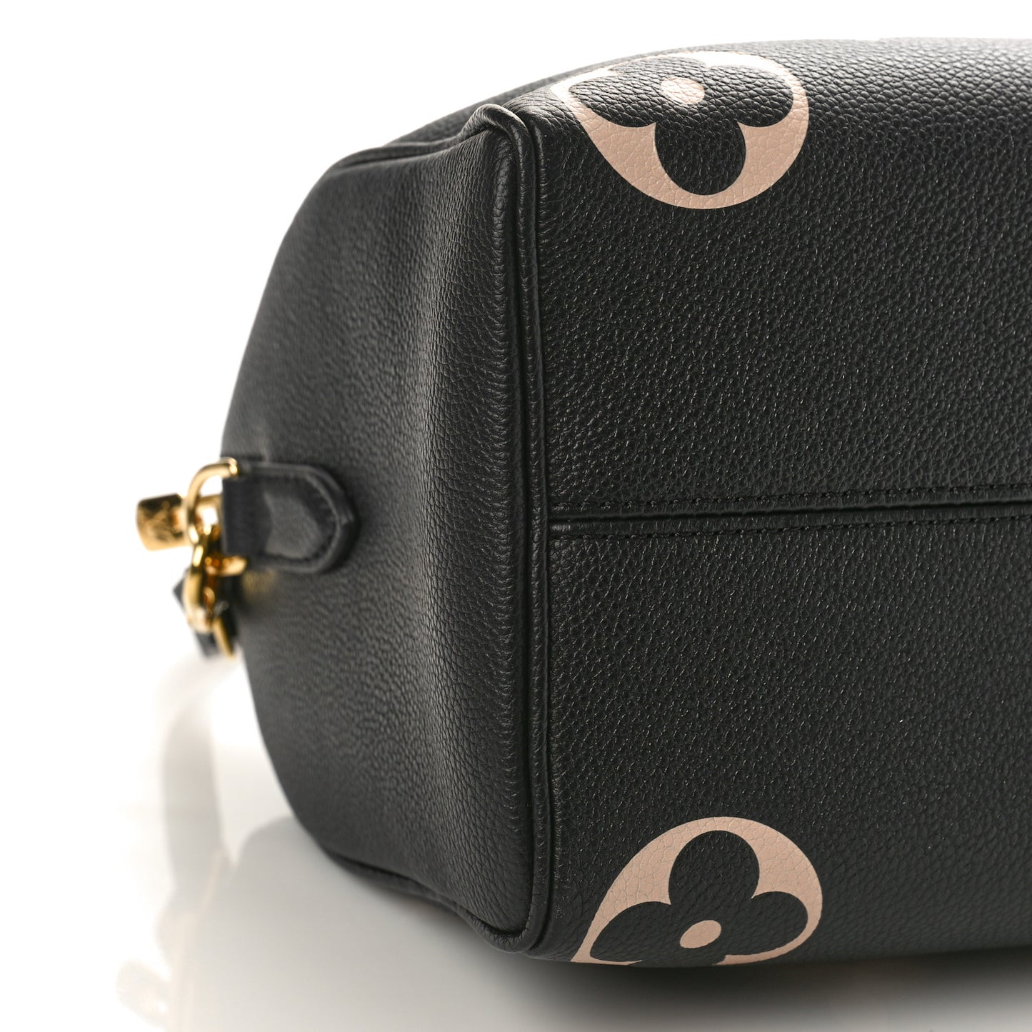 Empreinte Monogram Giant Speedy Bandouliere 25 Black Beige