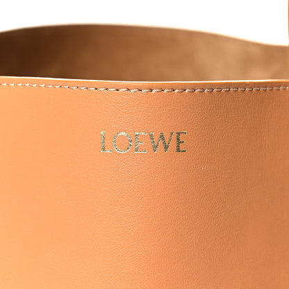 Loewe Shiny Calfskin Medium Puzzle Fold Tote Warm Desert Black 5 of 9