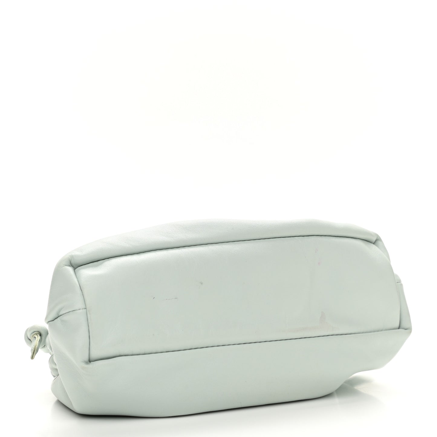 Lambskin Mini Cloud Clutch Seafoam