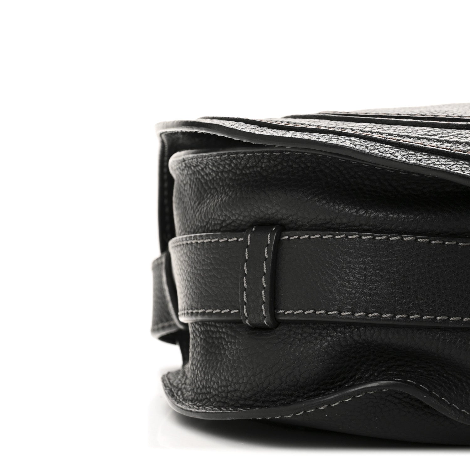 Chloe Calfskin Medium Marcie Round Crossbody Bag Black 8 of 9