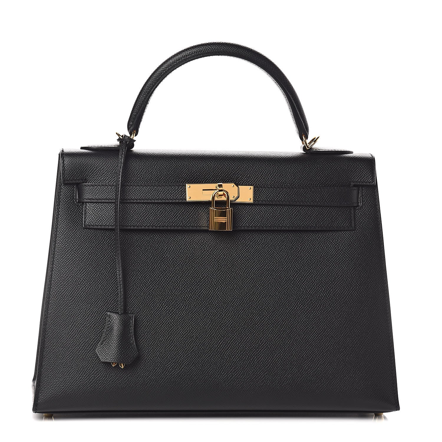 Hermes Epsom Kelly Sellier 32 Black 1 of 32