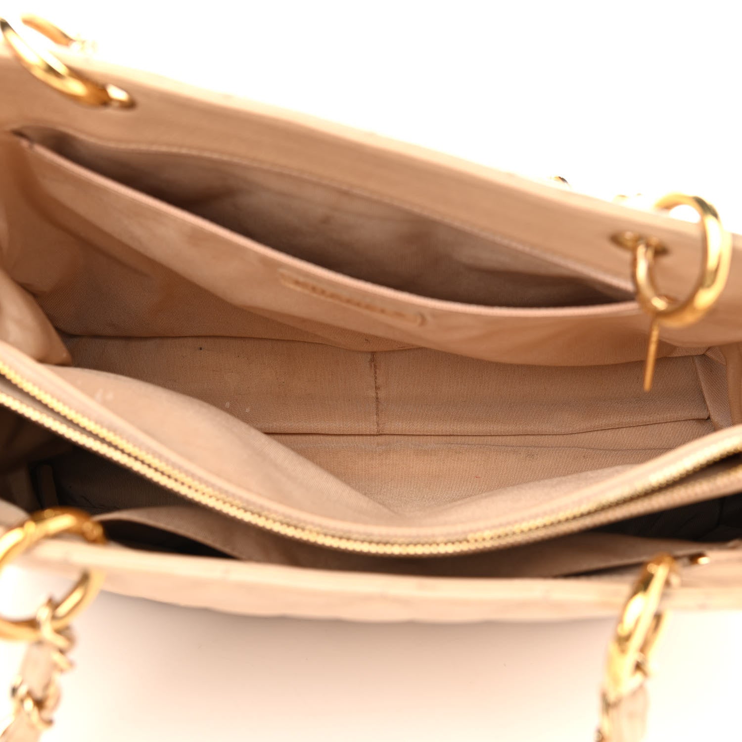 Chanel Caviar Quilted Grand Shopping Tote GST Beige Clair 5 of 15