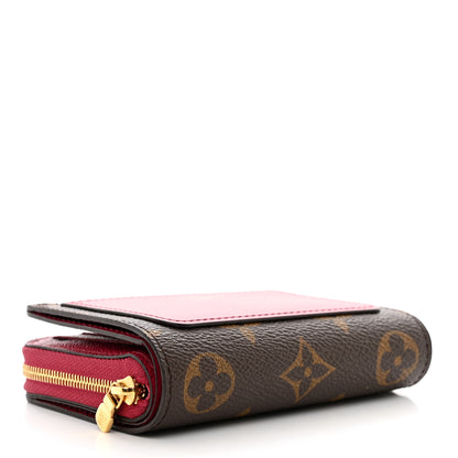 Louis Vuitton Monogram Lou Zippy Compact Wallet Red 4 of 7