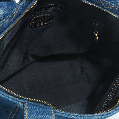 Chanel Denim CC Zip Tote Blue 12 of 12