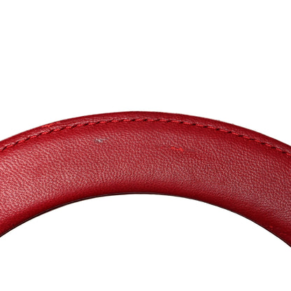 Christian Dior Lambskin Cannage Medium Lady Dior Red 14 of 14