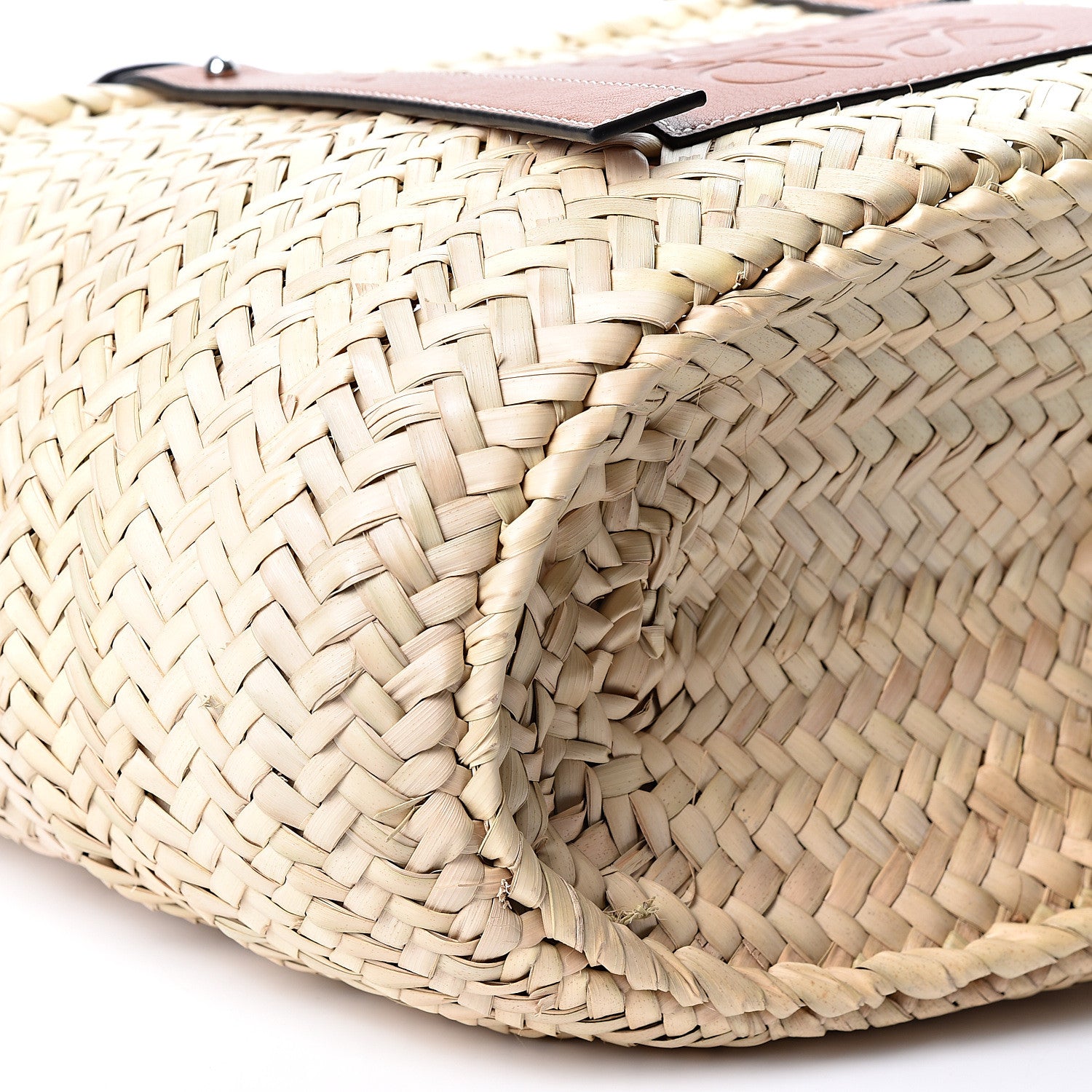 Loewe Raffia Basket Tote Bag Natural Tan 6 of 8