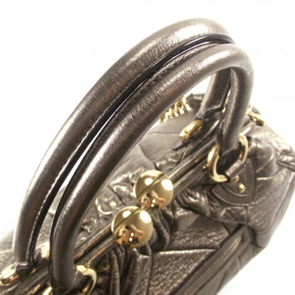 Marc Jacobs Metallic Bronze Patchwork Stam 6 of 11