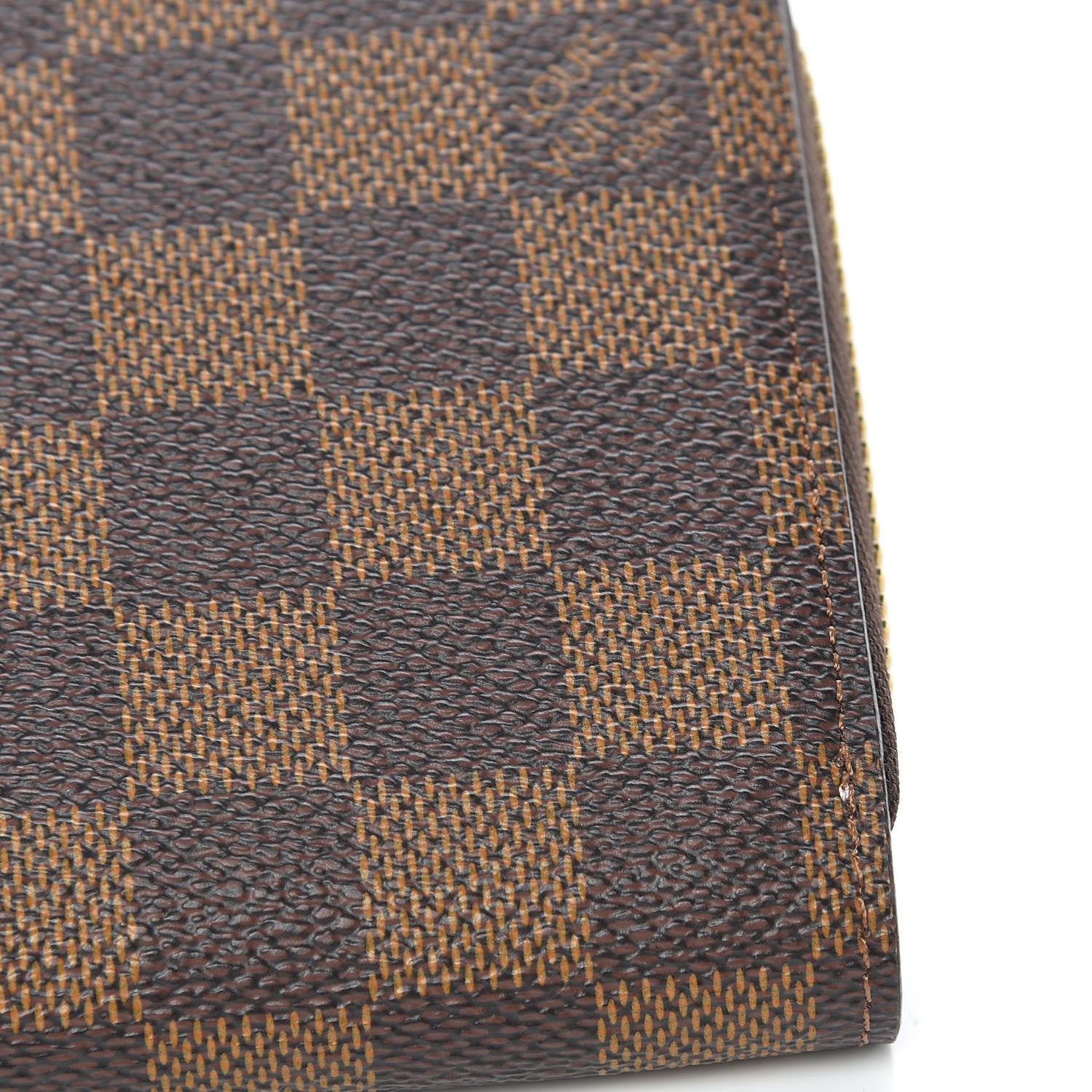 Louis Vuitton Damier Ebene Zippy Wallet Rose Ballerine 8 of 9