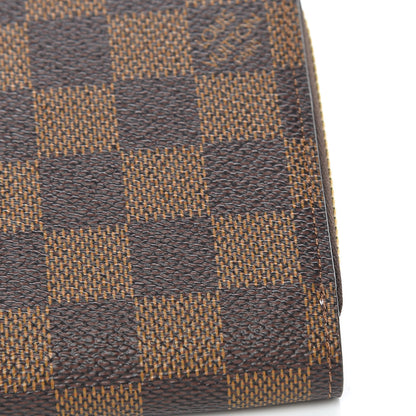 Louis Vuitton Damier Ebene Zippy Wallet Rose Ballerine 8 of 9