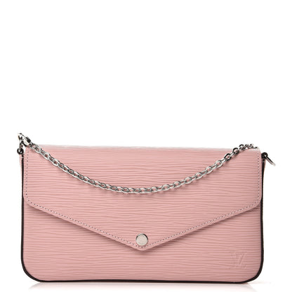 Louis Vuitton Epi Pochette Felicie Rose Ballerine 1 of 6