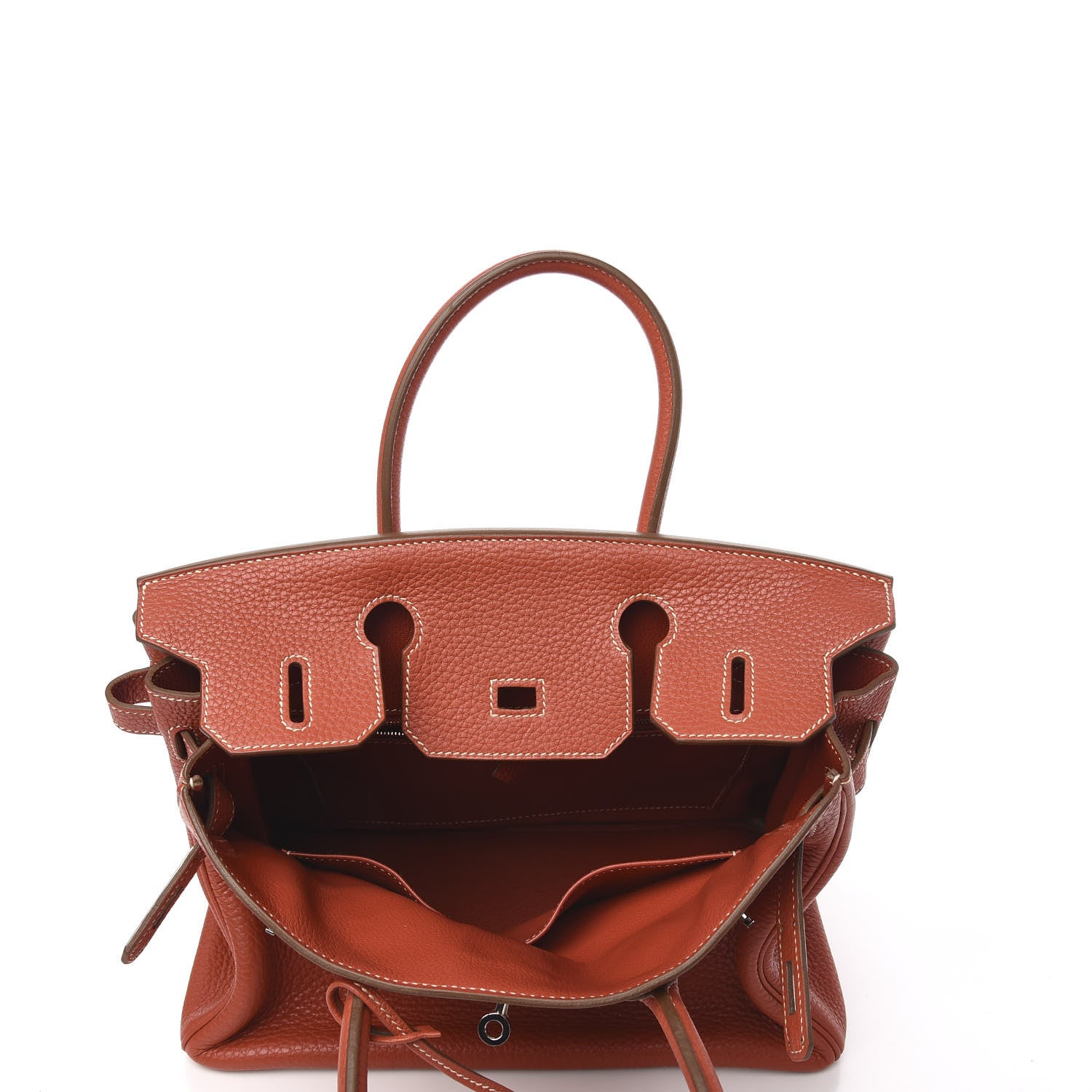 Hermes Taurillon Clemence Birkin 30 Sanguine 23 of 30