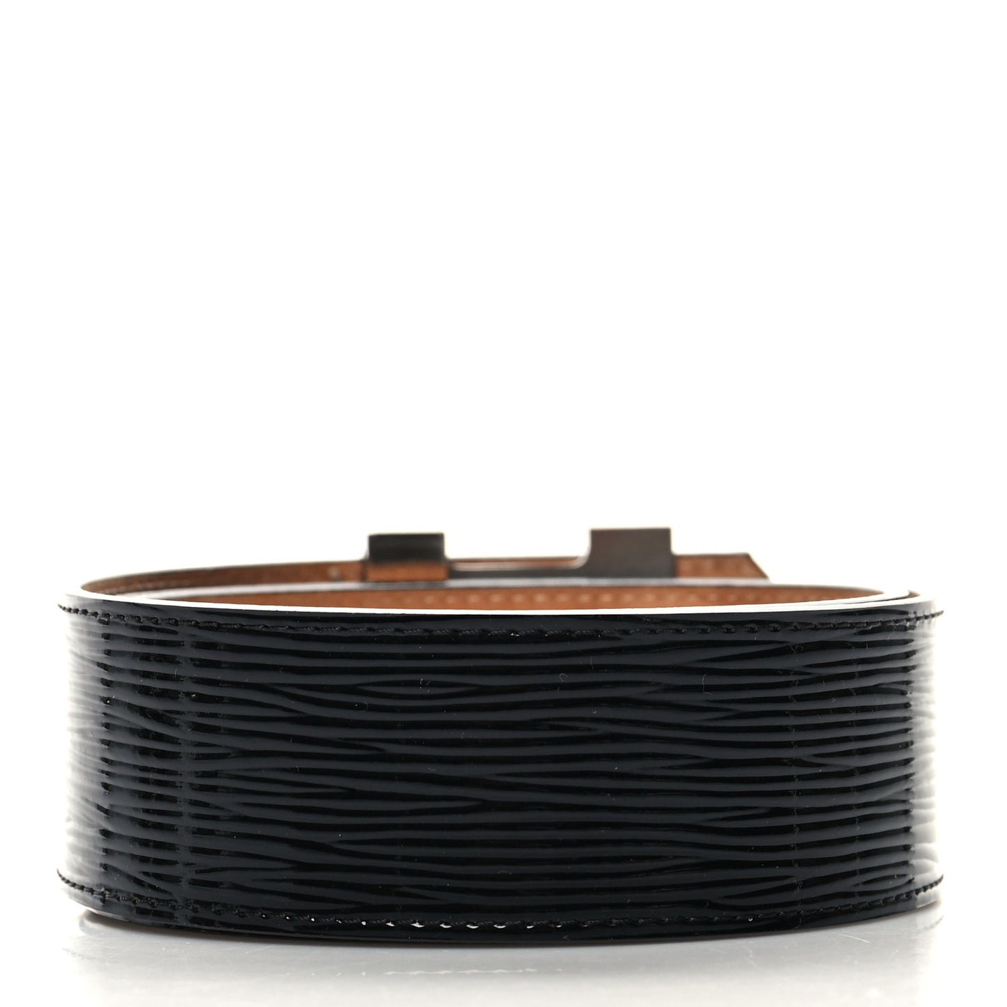 Epi Electric 40mm LV Initiales Belt 80 32 Black